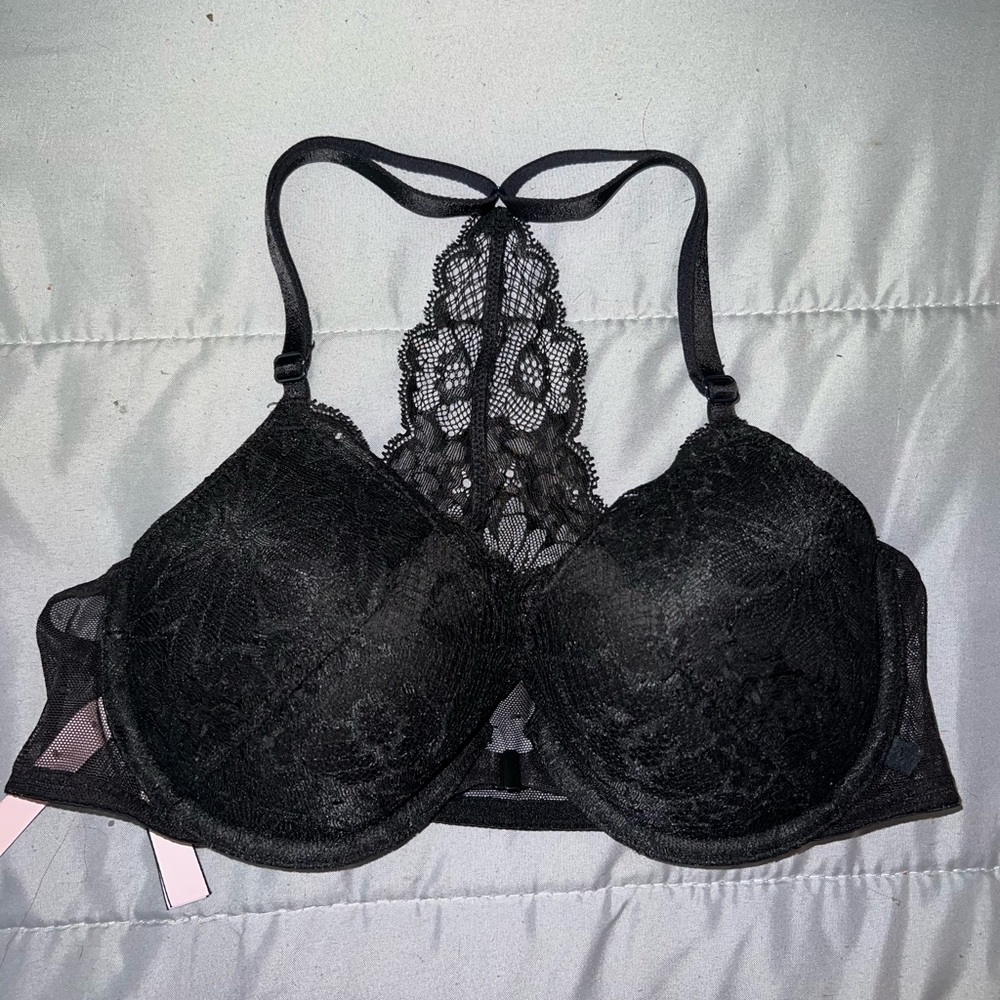 Push-Up Perfect Shape Lace Bra Black